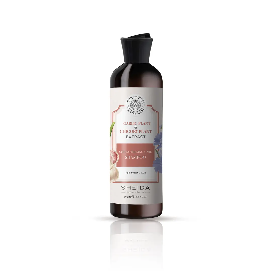 Active Shine Repairing Care Shampoo With Garlic And Chicory Plant