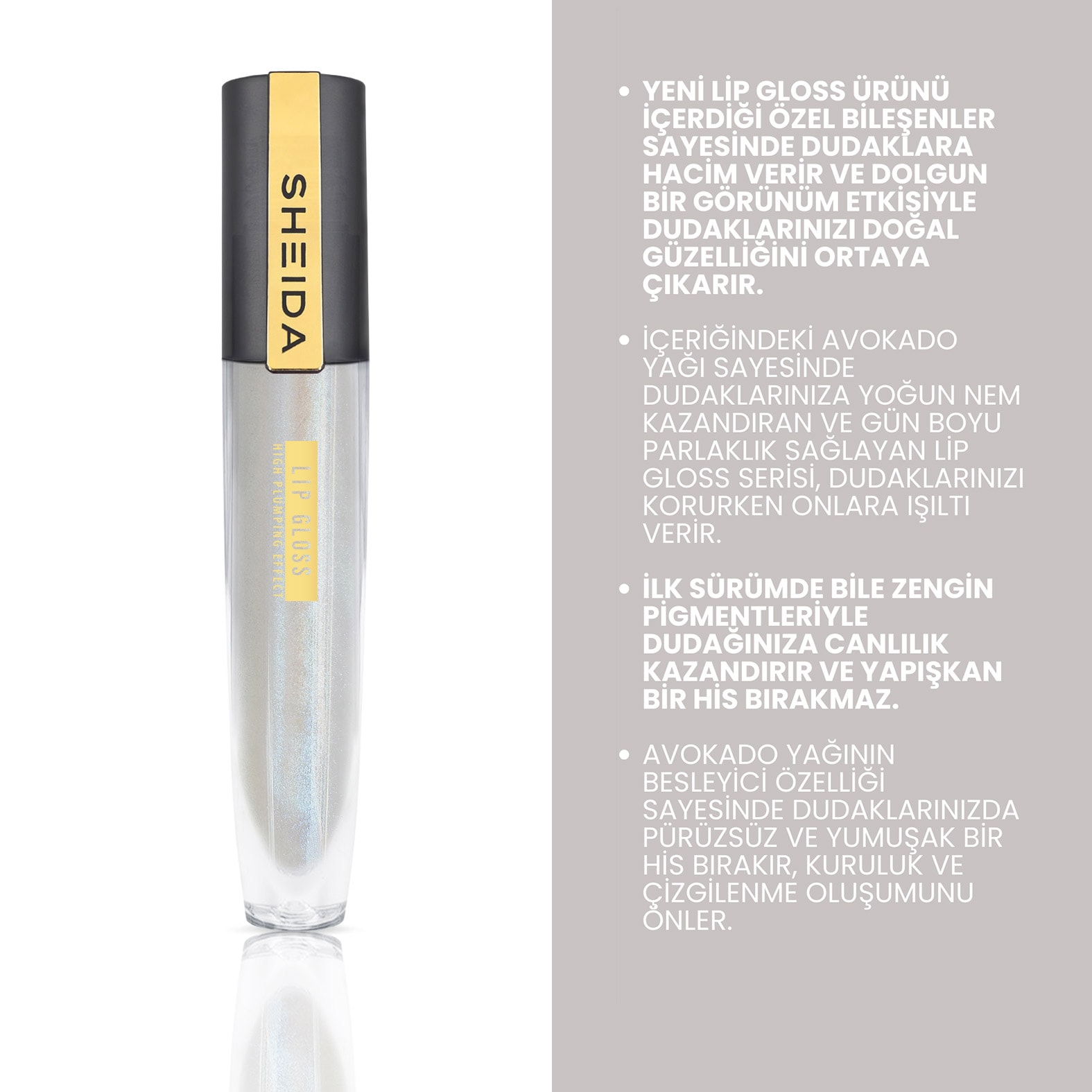Lip Gloss Plumping & High Effect