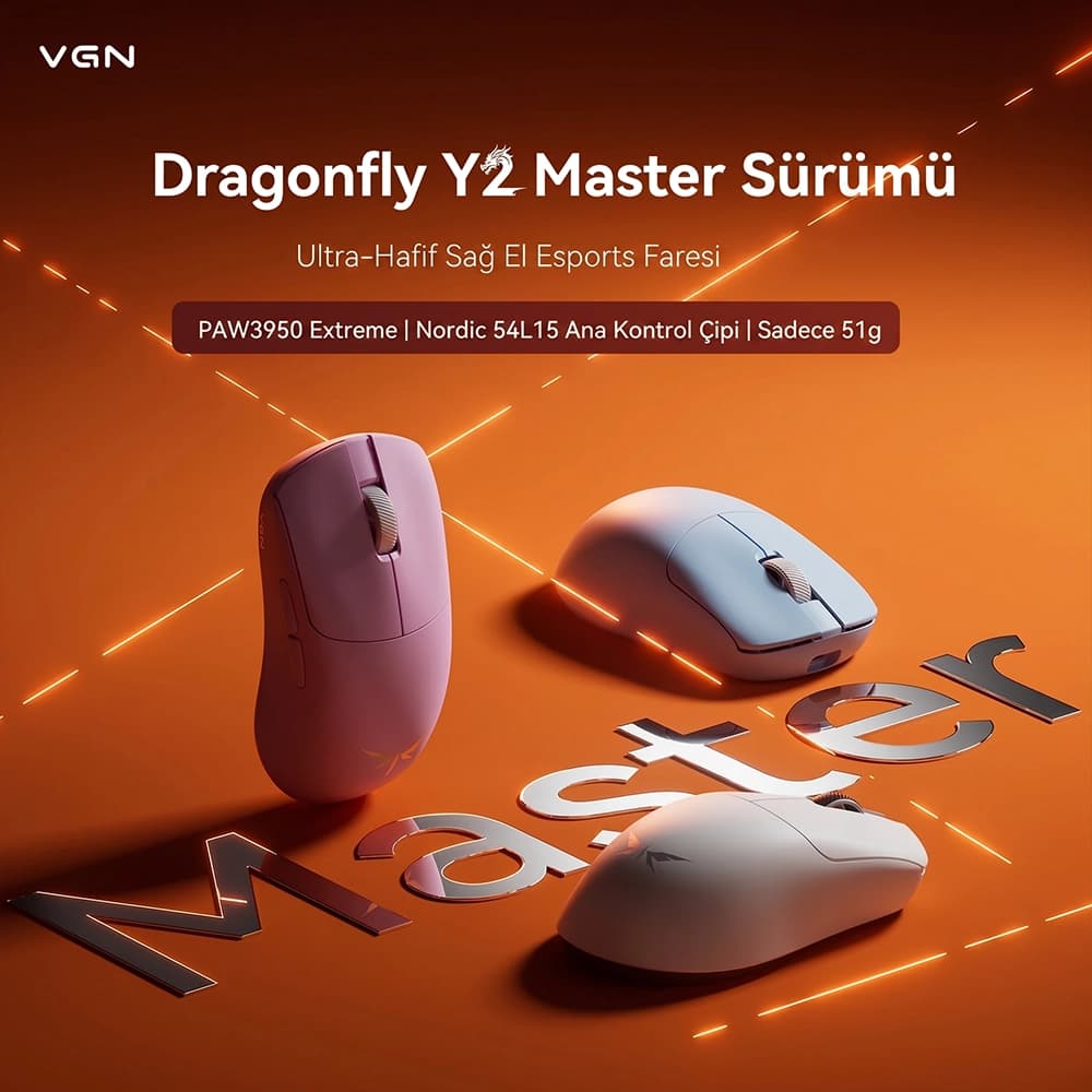 VGN Dragonfly Y2 Master Ergonomic Design