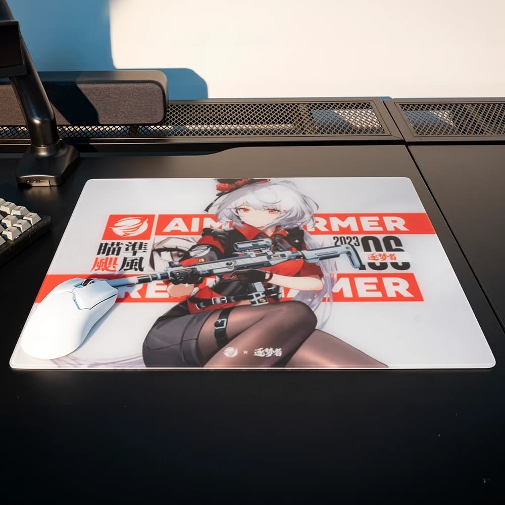 Dream Gamer Aim Stormer Float Glass Mousepad - Control Yüzey