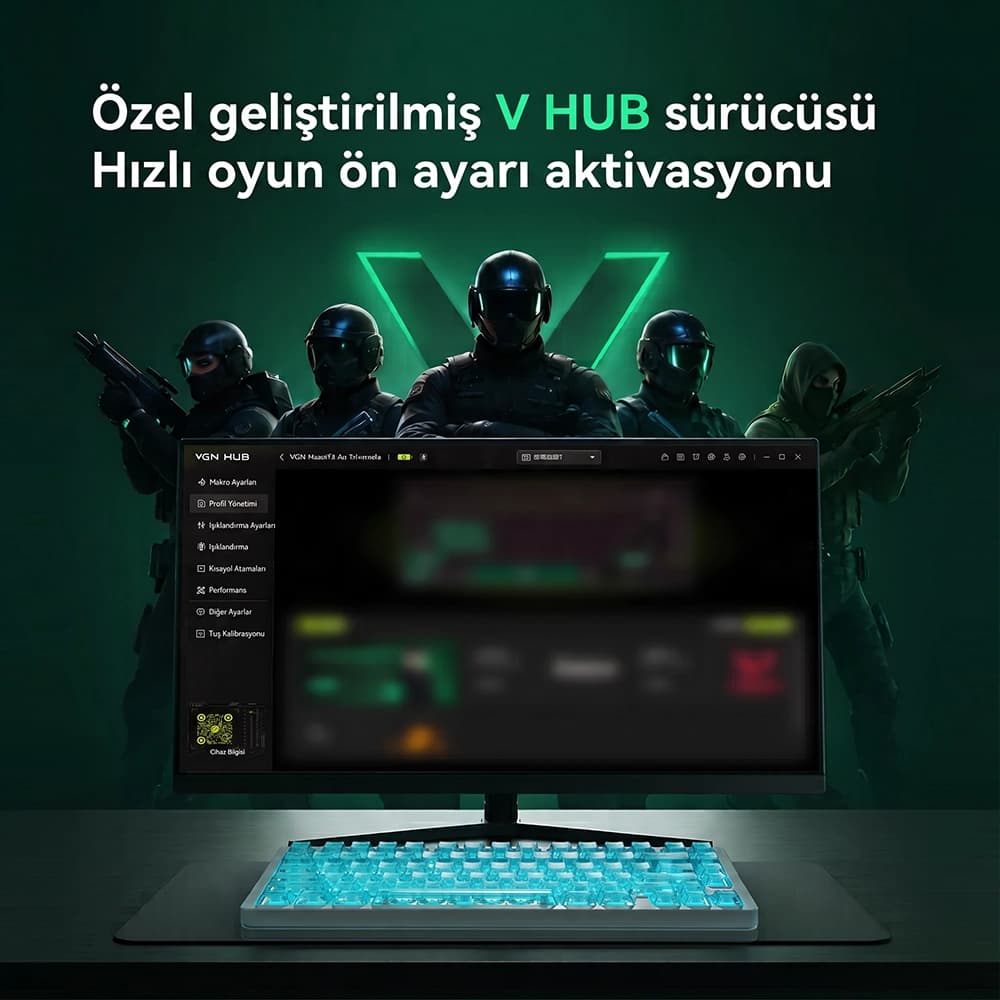 VGN Neon 75 Air HE VHUB Çift Platformlu Sürücü