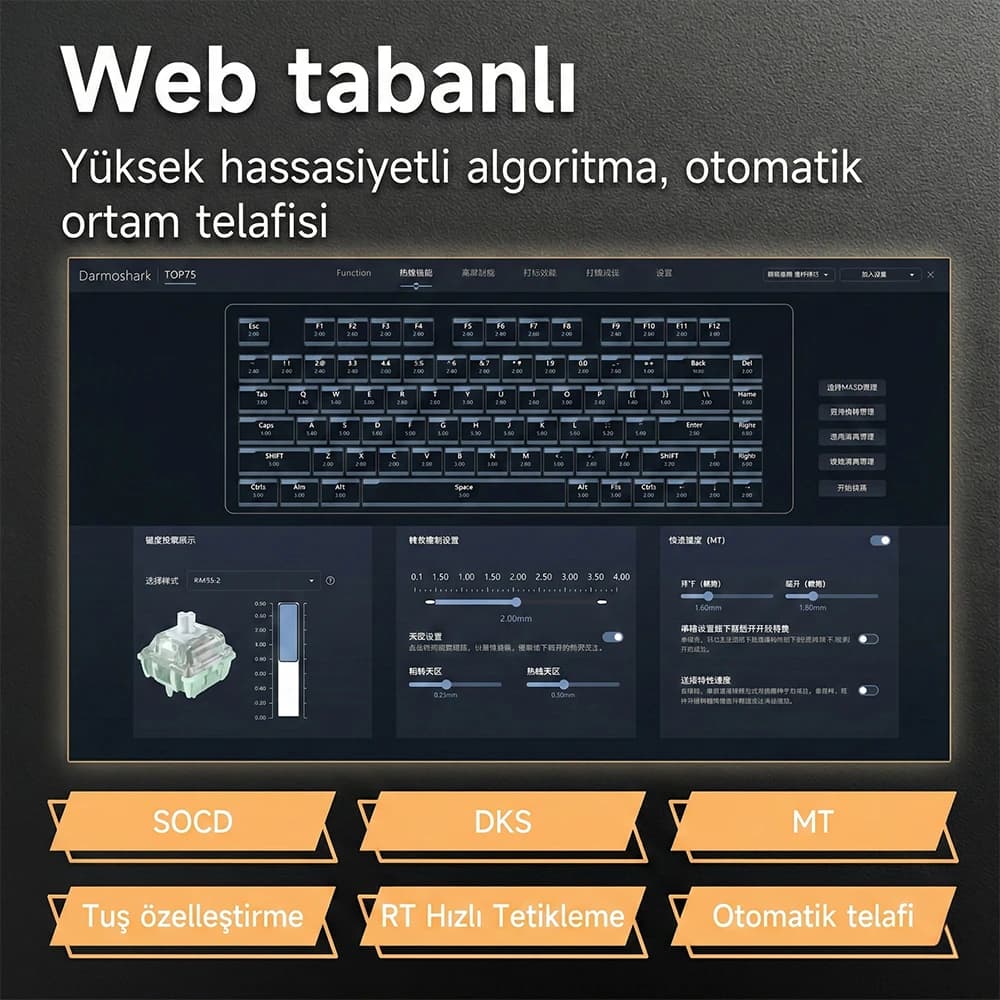 Transparent Keycaps and Web Driver