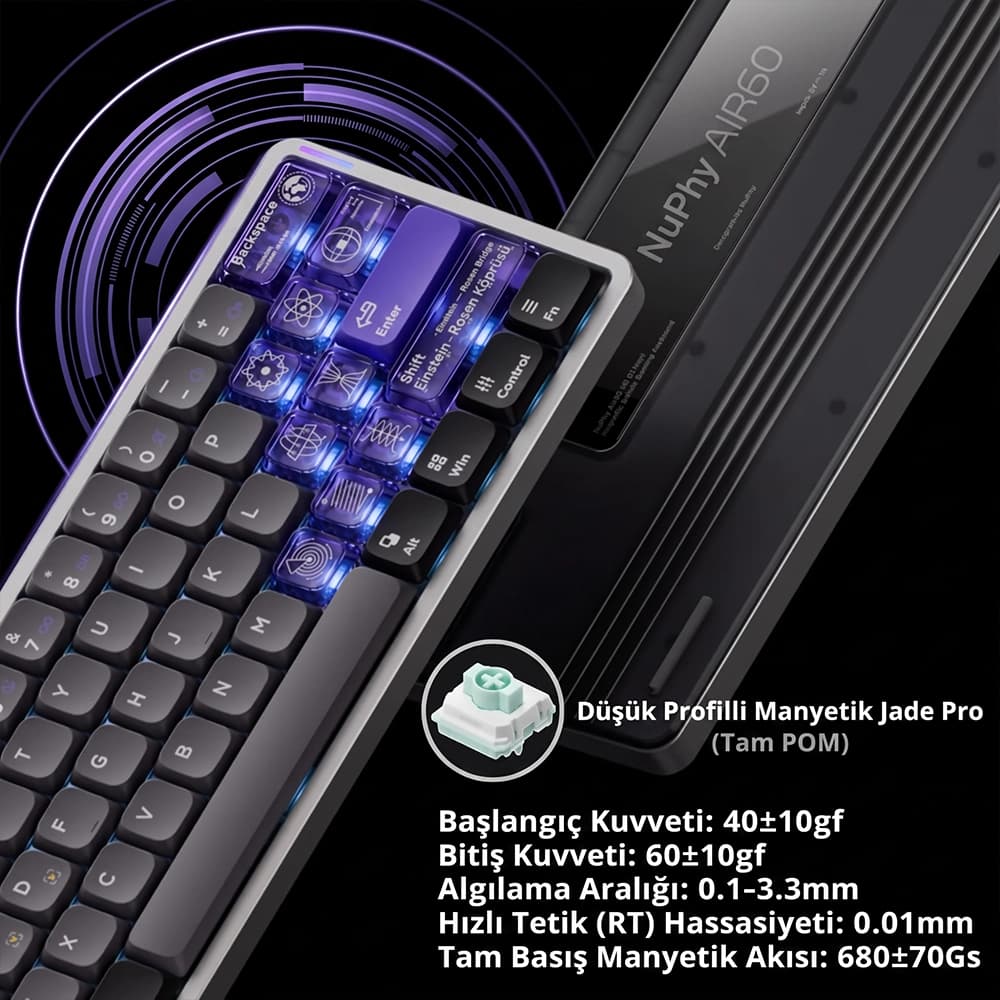 NuPhy Low Profile Magnetic Jade Switch Çeşitleri