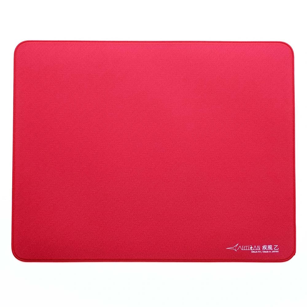 Artisan FX Hayate-Otsu V2 oyuncu mousepad'i, Wine Red seçeneği, üstten görünüm