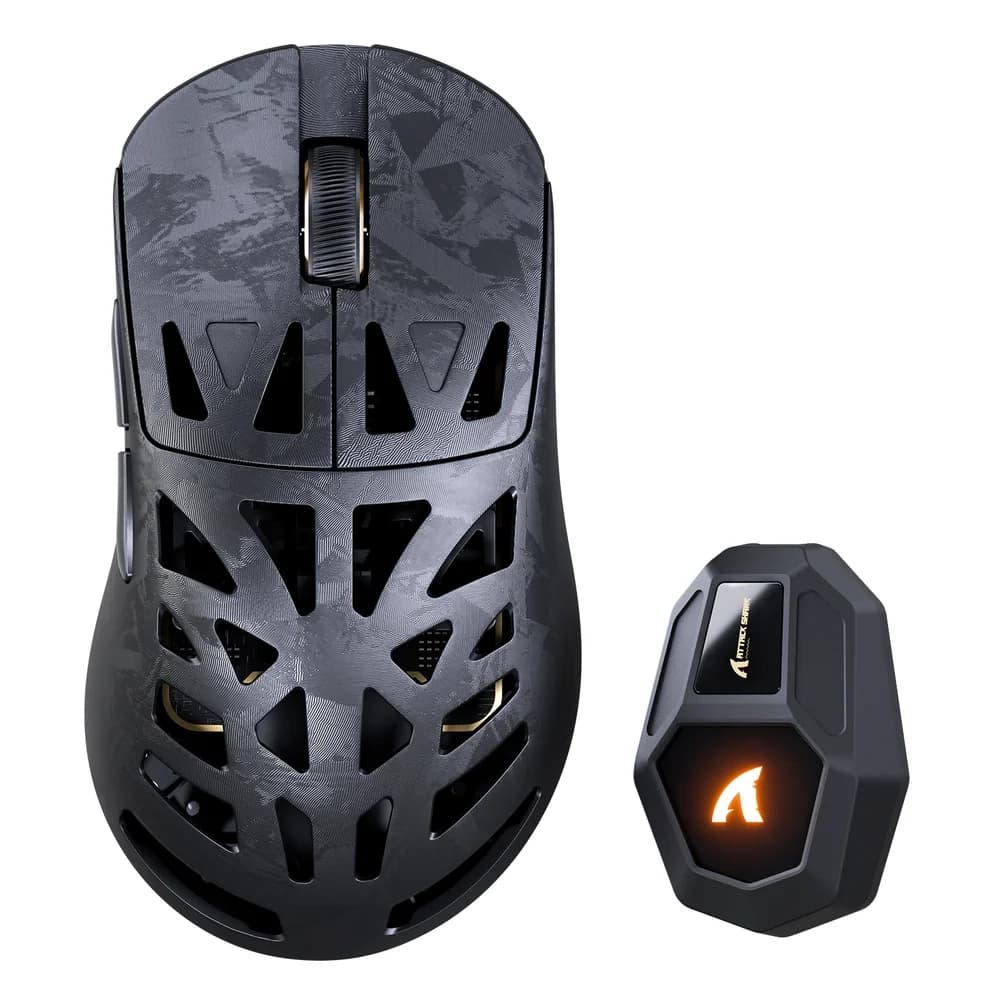 Attack Shark RS6 ULTRA Karbon Fiber Dual 8K Kablosuz Oyuncu Mouse