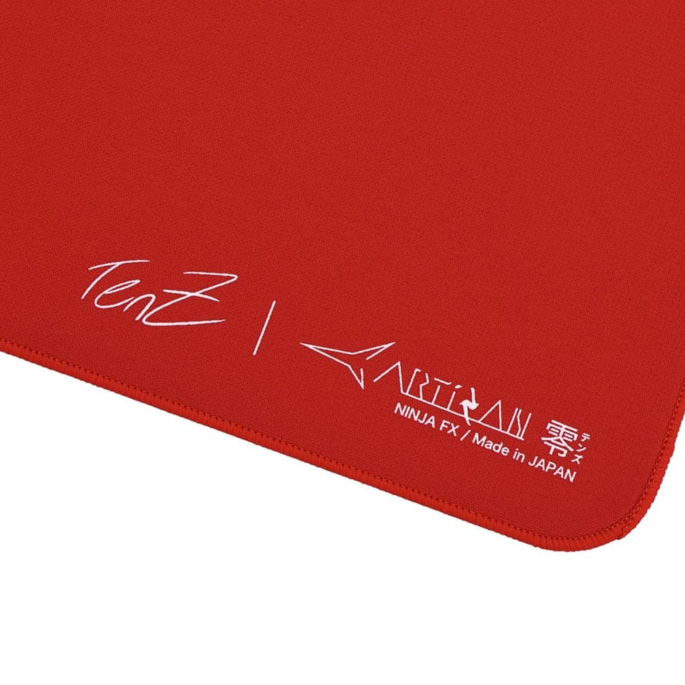 Artisan NINJA FX ZERO TENZ RED Özel Sürüm Gaming Mousepad
