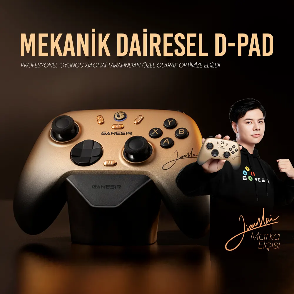 Gamesir Hall Effect Stick ve Anti-Drift Teknolojisi