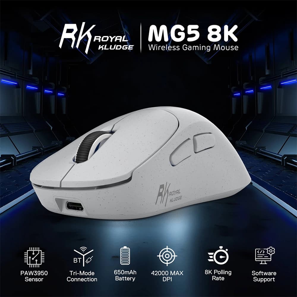 Royal Kludge MG5 PixArt PAW3950 Optik Sensör
