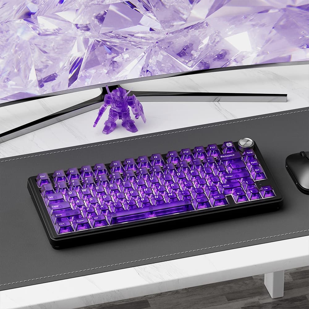 XVX Clear Keycaps Cherry Profile Ergonomics