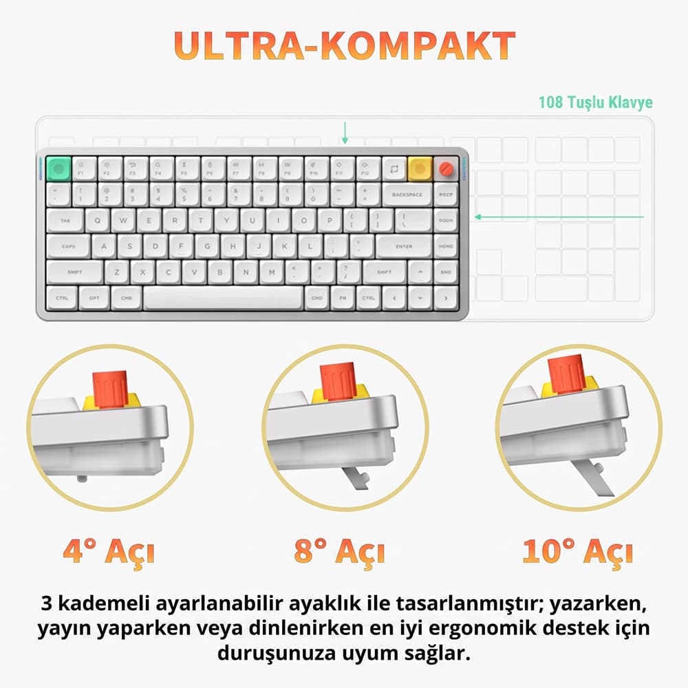 NuPhy Air75 V3 Nano Switch Detayları