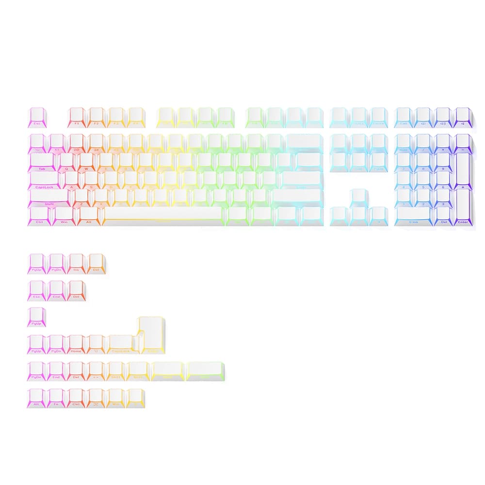 Full XVX Shadow Edge Keycap Set Overview on Dark Background