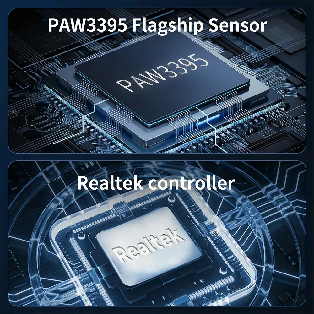 PAW3395 Sensor and Realtek MCU