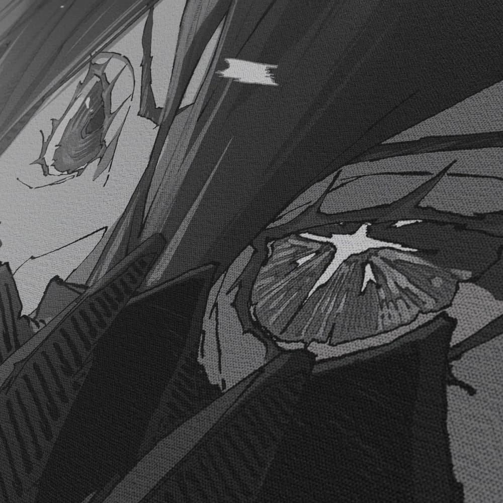 Yuki Aim Monokuro Cloth Mousepad