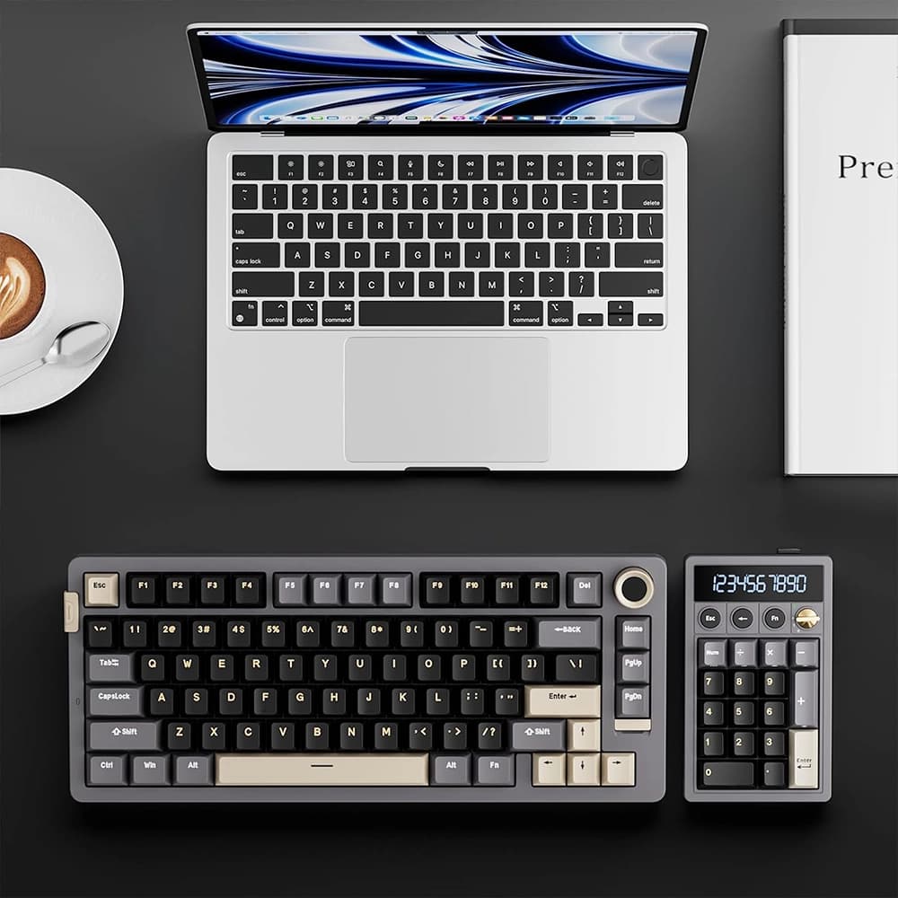 Royal Kludge RK M20 2-in-1 Numpad ve LCD Ekranlı Hesap Makinesi