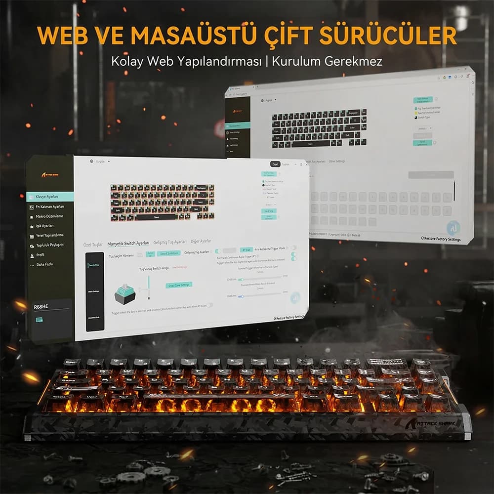 Web Driver and Dual-Zone RGB