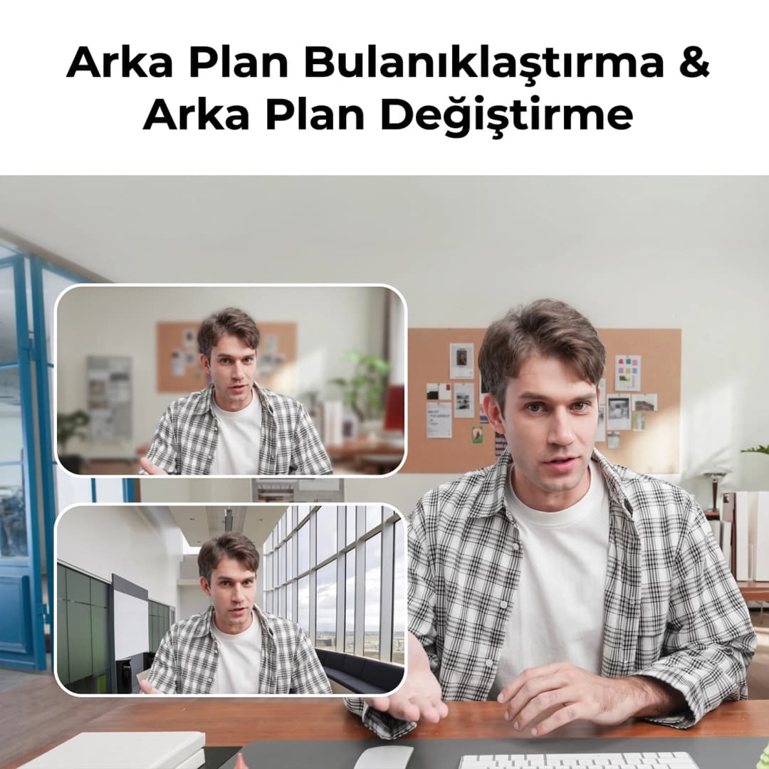 OBSBOT Meet Flip Arka Plan Yönetimi
