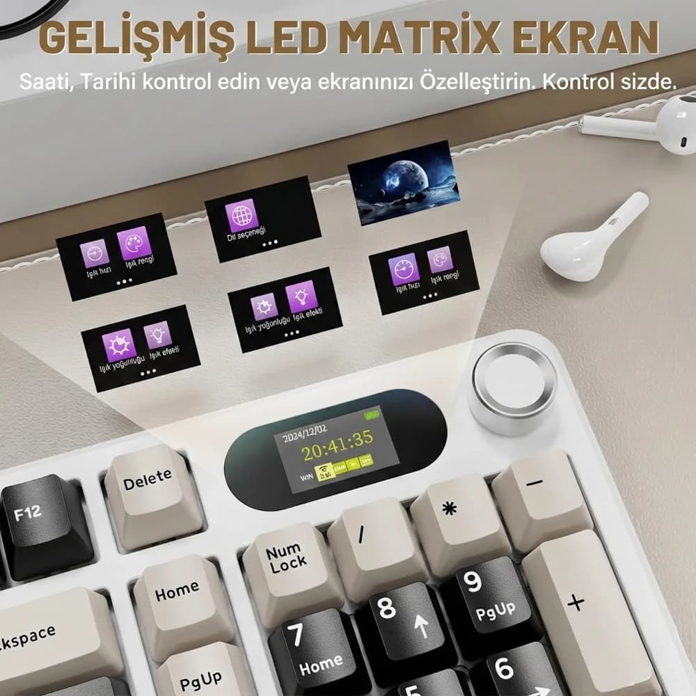 LED Screen and Knob Control