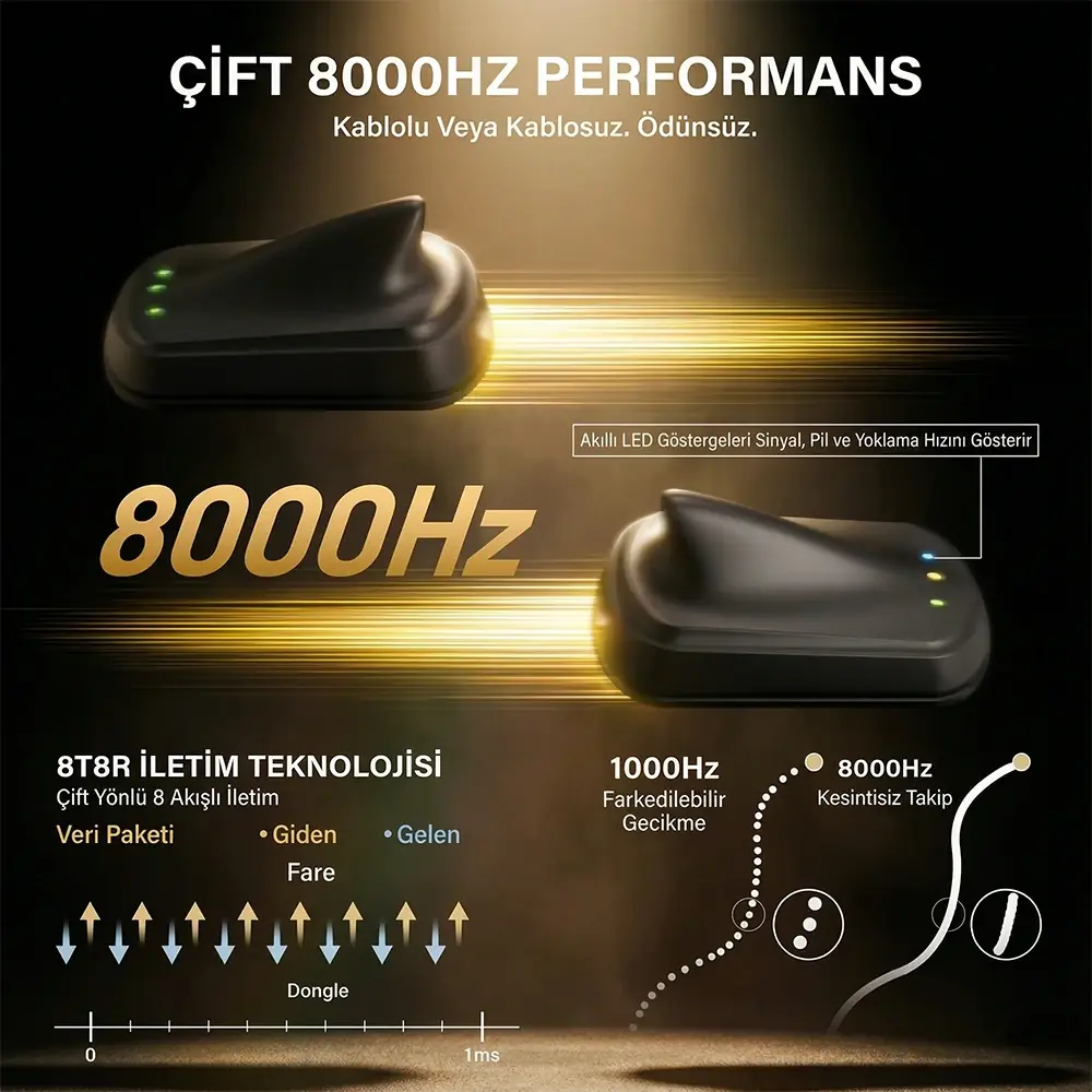 Shark 8K Receiver and 8000Hz