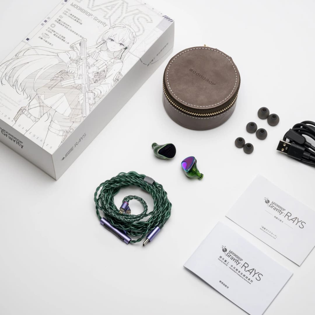 Moondrop RAYS DSP Type-C 1DD+1Planar Hibrit Sürücülü Gaming IEM