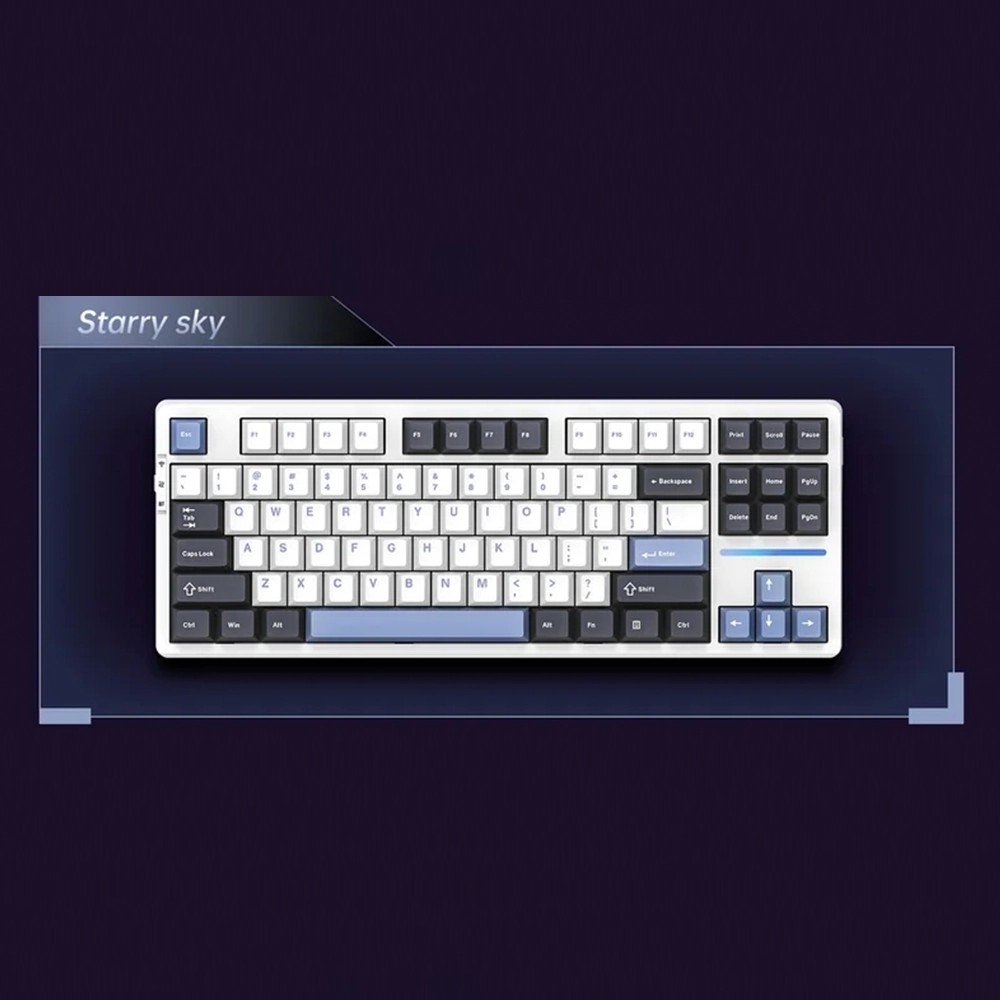 VGN V87 Kablosuz Mekanik Klavye - Starry Sky