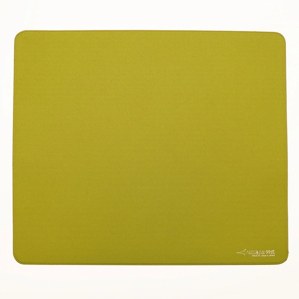 Artisan FX Type-99 oyuncu mousepad'i, Matcha seçeneği, üstten görünüm