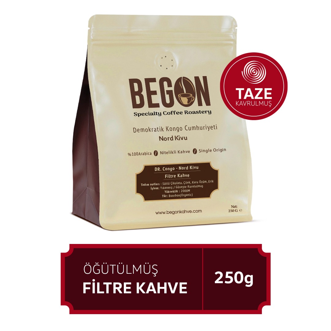 Nord Kivu Nitelikli Filtre Kahve (Öğütülmüş) 250g