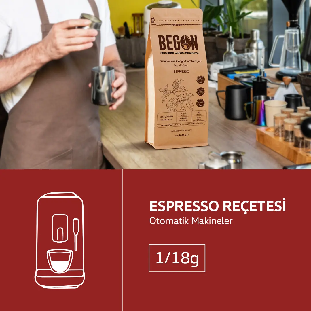 Nord Kivu Premium Espresso (Çekirdek) Kahve 10 Kg | Güçlü ve Yoğun