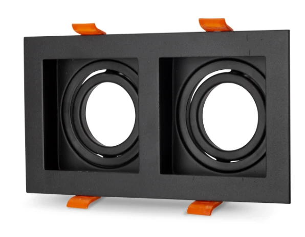 Amazon Siyah İkili Kare Dekoratif Boş Kasa