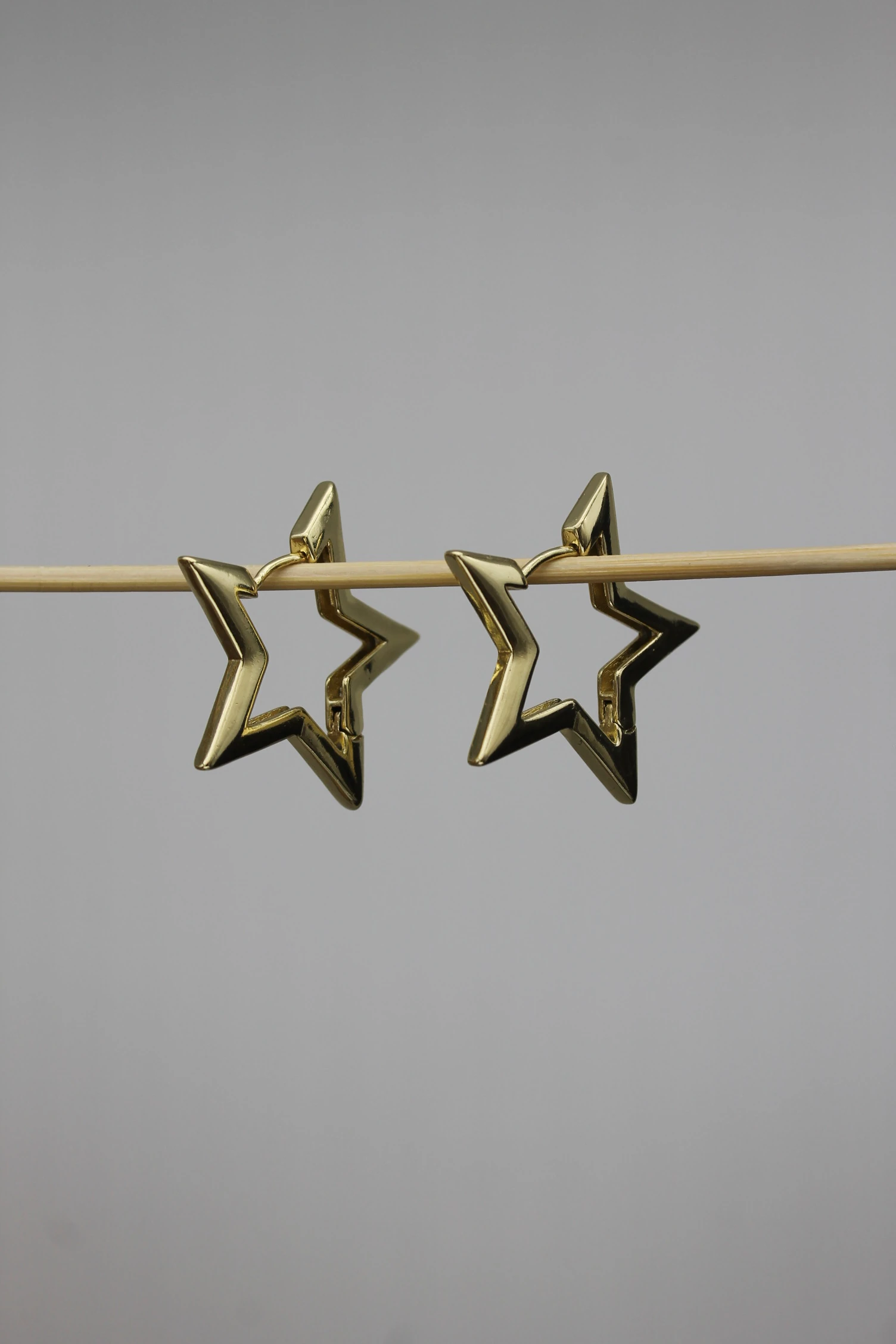 VIP Çelik Yıldız Model Küpe