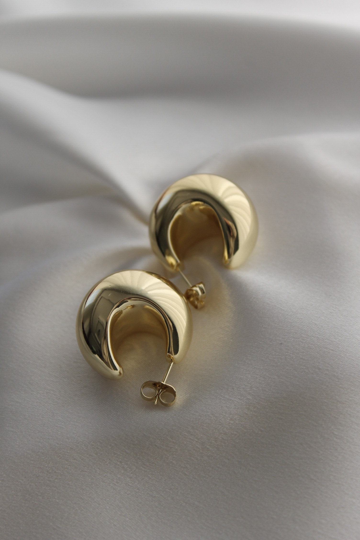 VIP Çelik 14K Küre Model Küpe