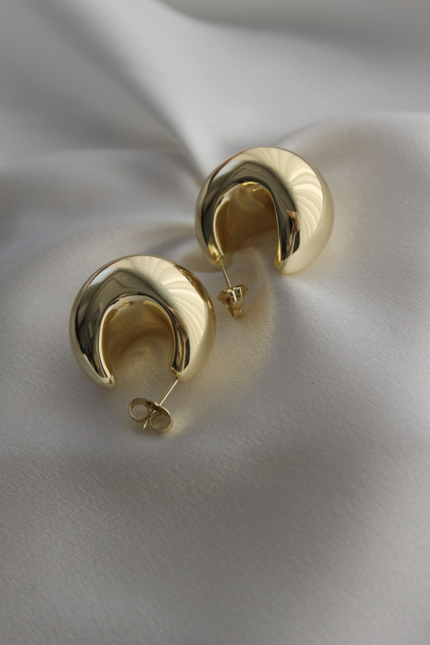 VIP Çelik 14K Küre Model Küpe