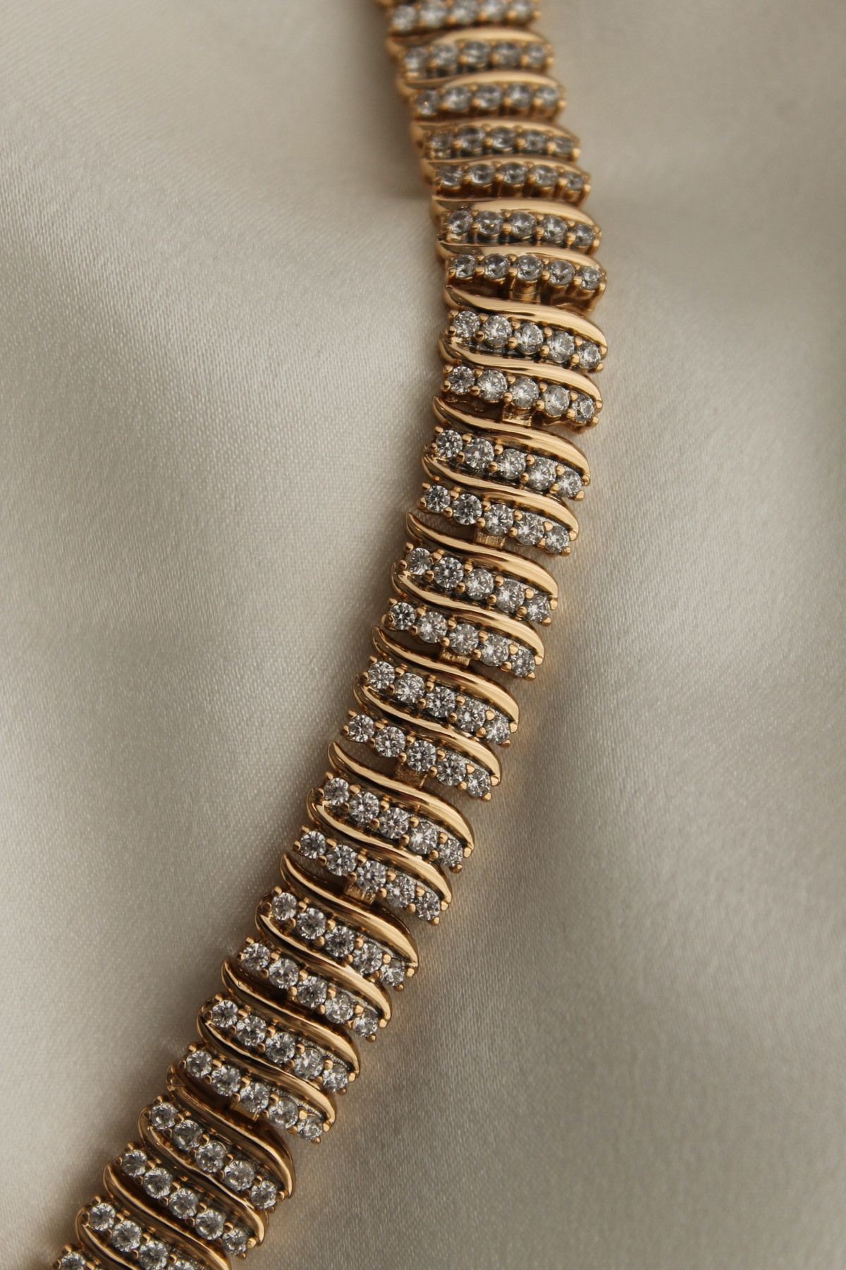VIP Çelik Rose Gold Zirkon Taşlı Bileklik