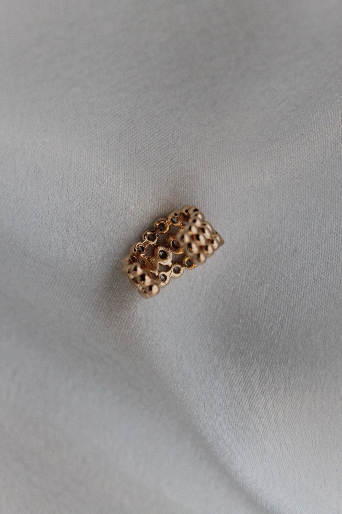 VIP Çelik Zirkon Taşlı Tohum Model Earcuff / Kıkırdak (sıkıştırılabilir) Küpe