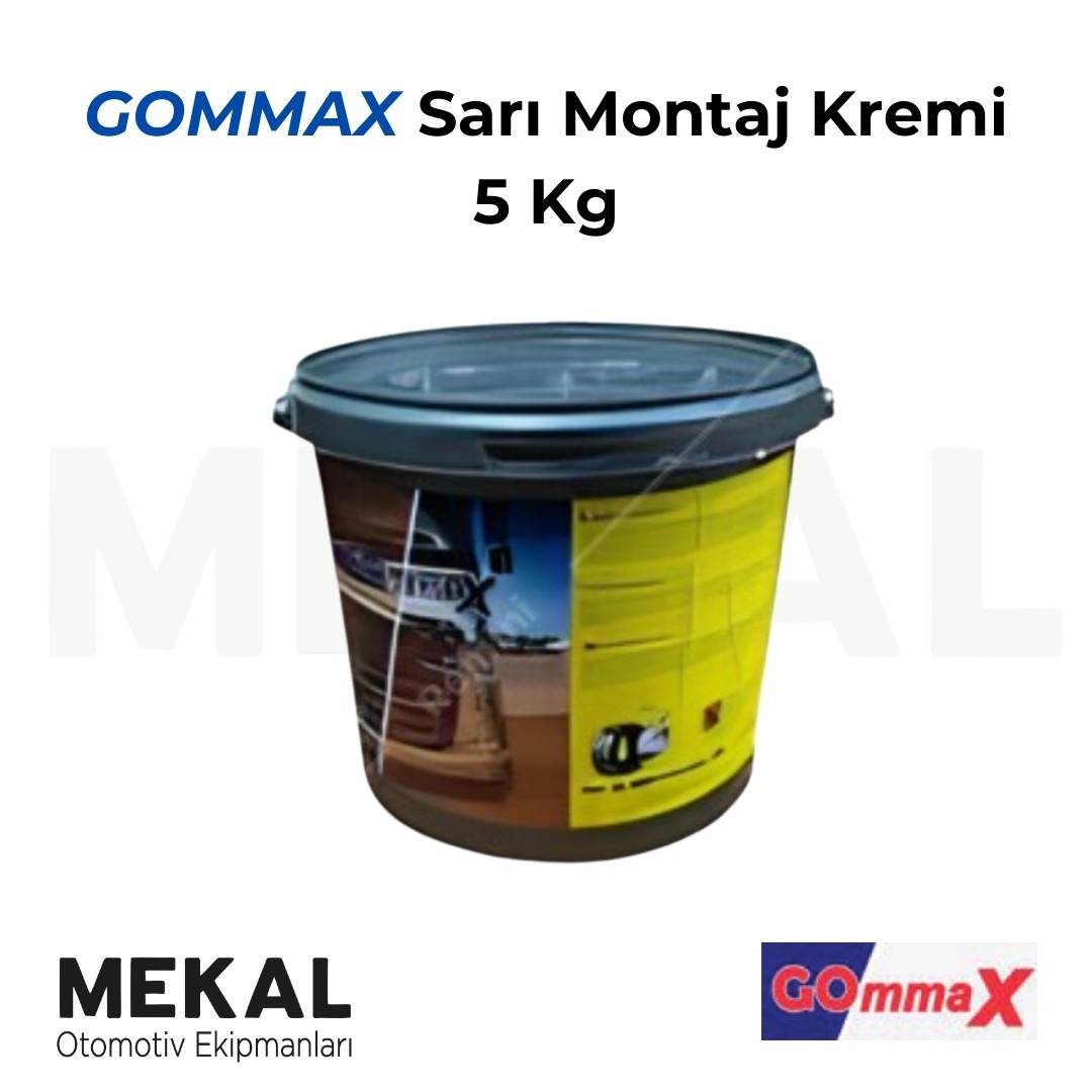 GOMMAX Sarı Montaj Kremi 5 Kg 