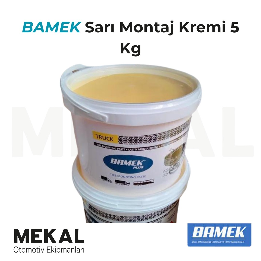 BAMEK PLUS SARI MONTAJ KREMİ 5 Kg (4 Adet)