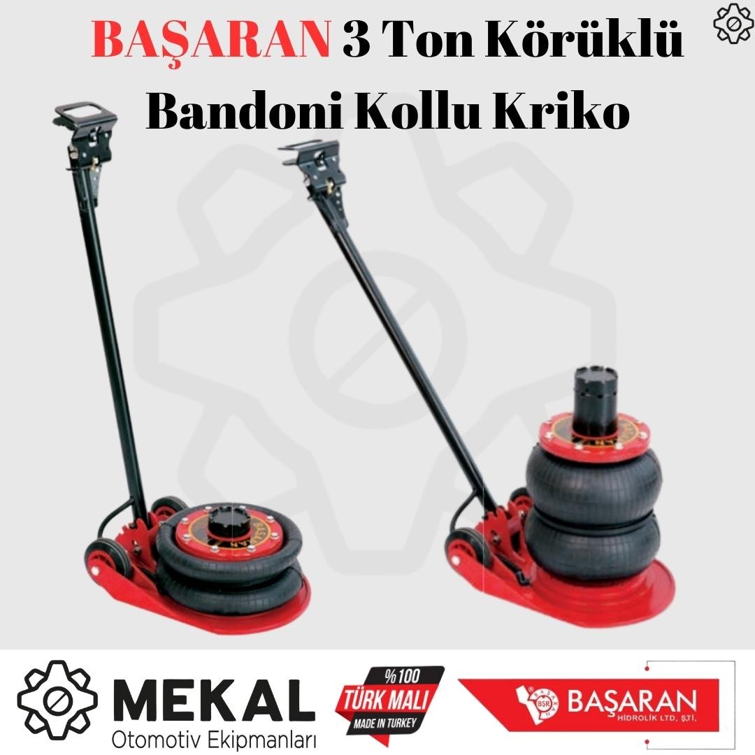 BAŞARAN 3 Ton Körüklü Bandoni Kollu Kriko