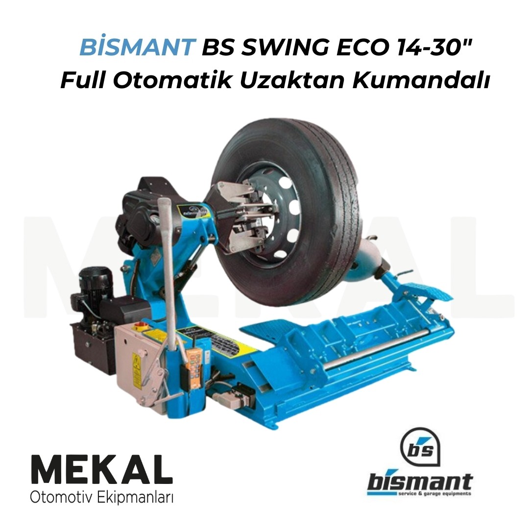 BİSMANT BS SWING ECO 14-30" Full Otomatik, Uzaktan Kumandalı Kamyon Sökme-Takma