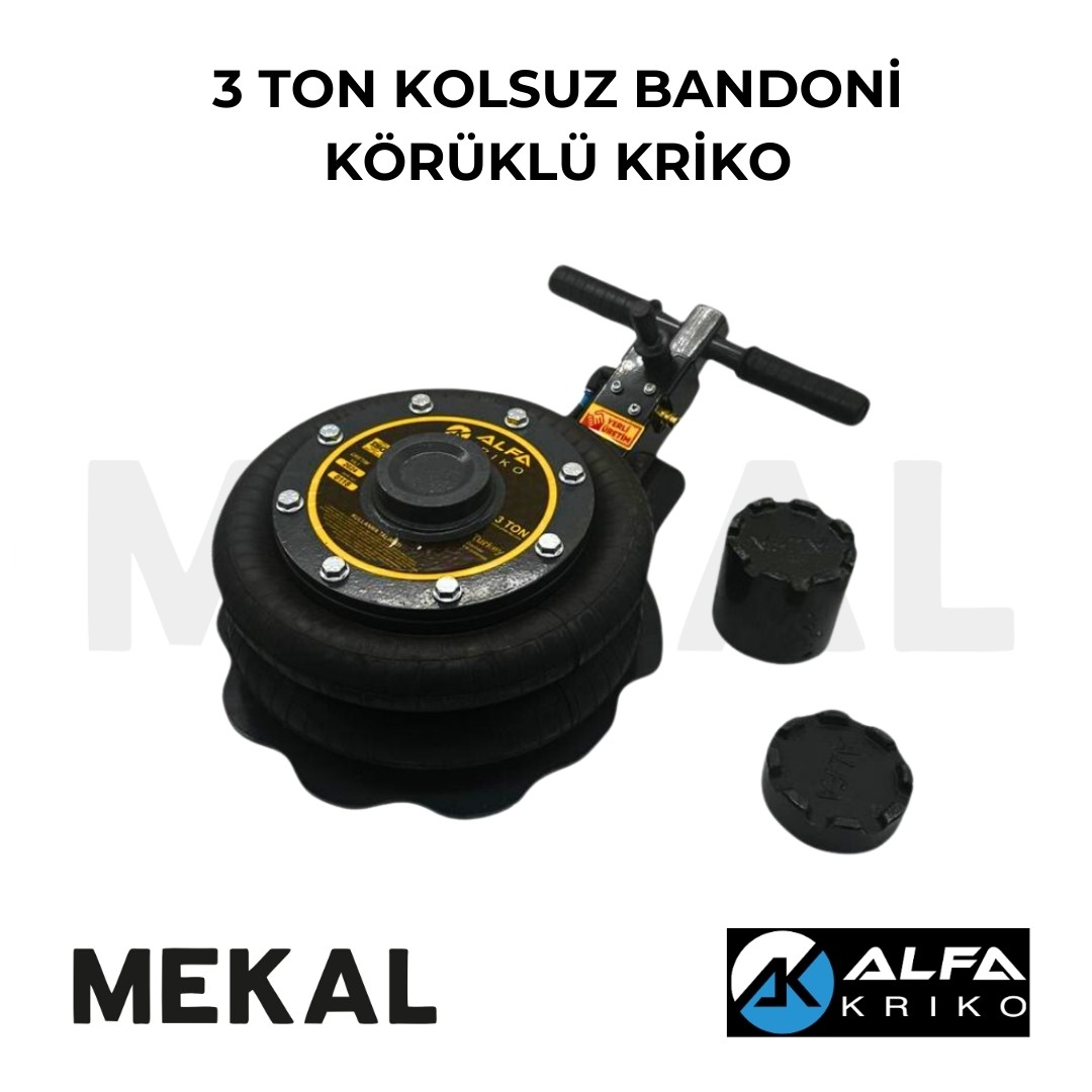 ALFA 3 Ton Kolsuz Körüklü Bandoni Kriko