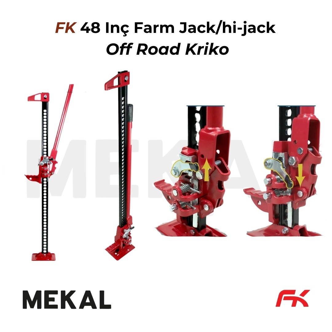 Friko 48 Inç Farm Jack/hi-jack Off Road Kriko