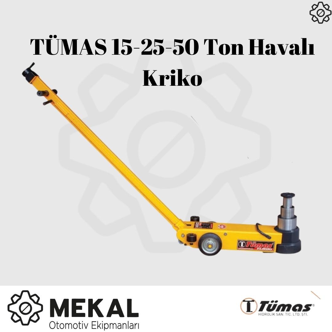 TÜMAS 15-25-50 Ton Havalı Kriko