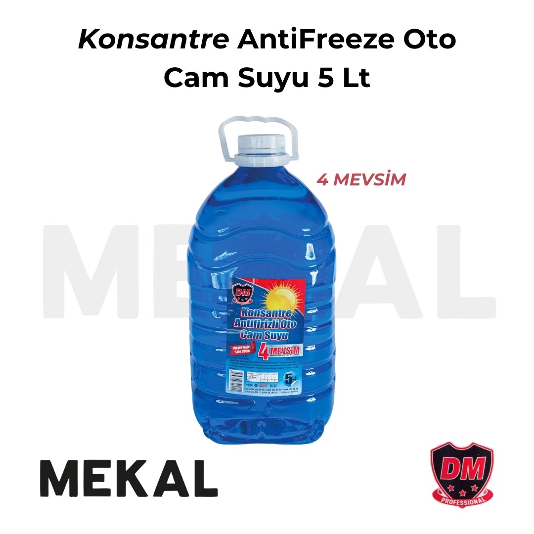 Konsantre Antifrizli Oto Cam Suyu (4 Mevsim)