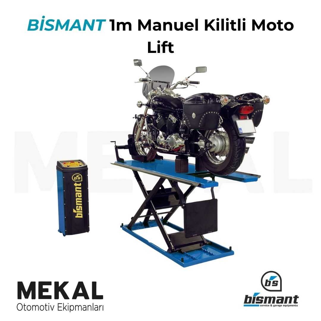 BİSMANT 1m Manuel Kilitli Motor Lift