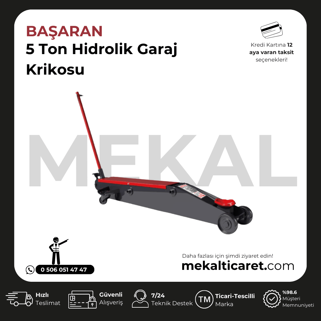 BAŞARAN 5 Ton Arabalı Kriko