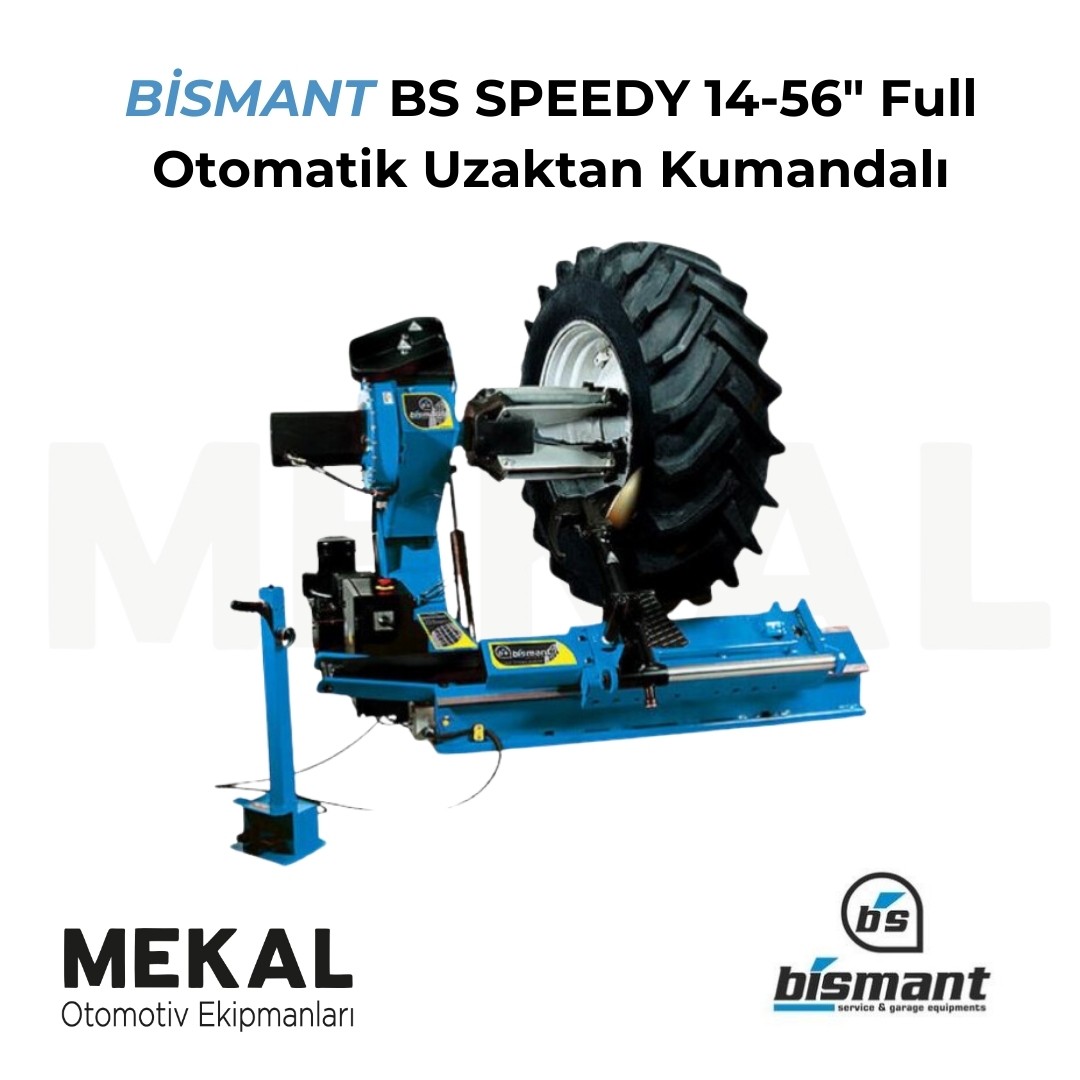 BİSMANT BS SPEEDY 14-56" Full Otomatik, Uzaktan Kumandalı Kamyon Sökme-Takma