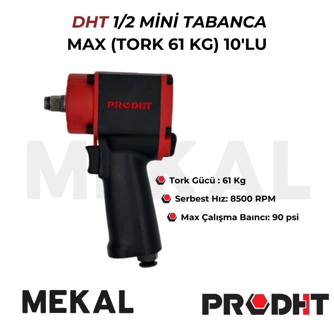 DHT 1/2 Mini (61kg tork) Bijon Tabancası