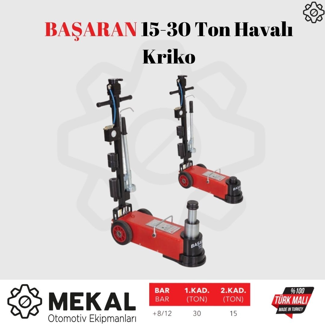 BAŞARAN 15-30 Ton Havalı Kriko