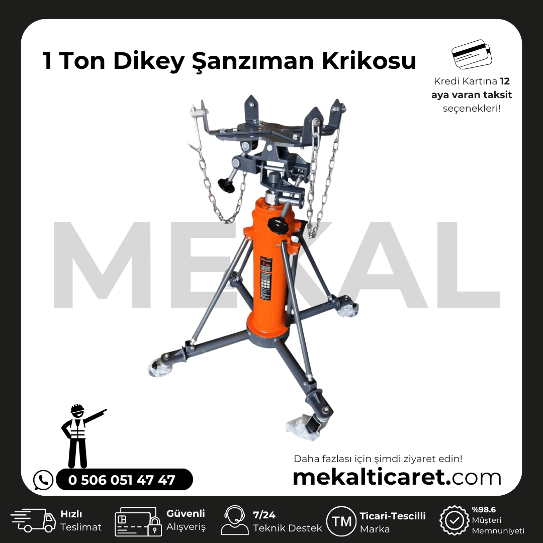 FK Friko 1 Ton Dikey Şanzıman Krikosu