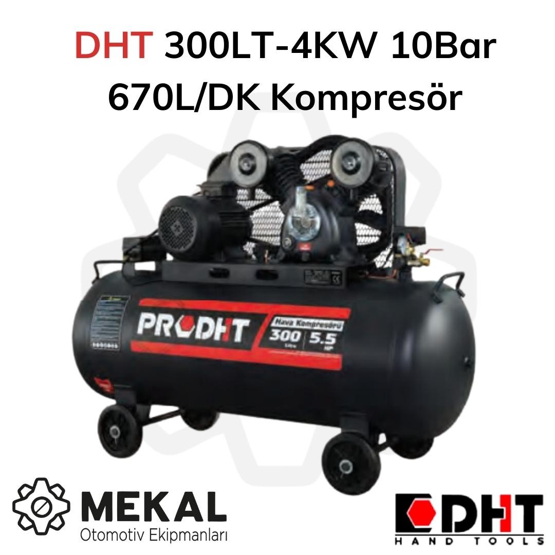 DHT 300LT-4KW 10Bar 670L/DK Kompresör