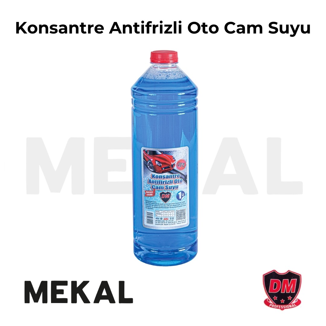 Konsantre Antifrizli Oto Cam Suyu (-20 Derece) - 1 Litre