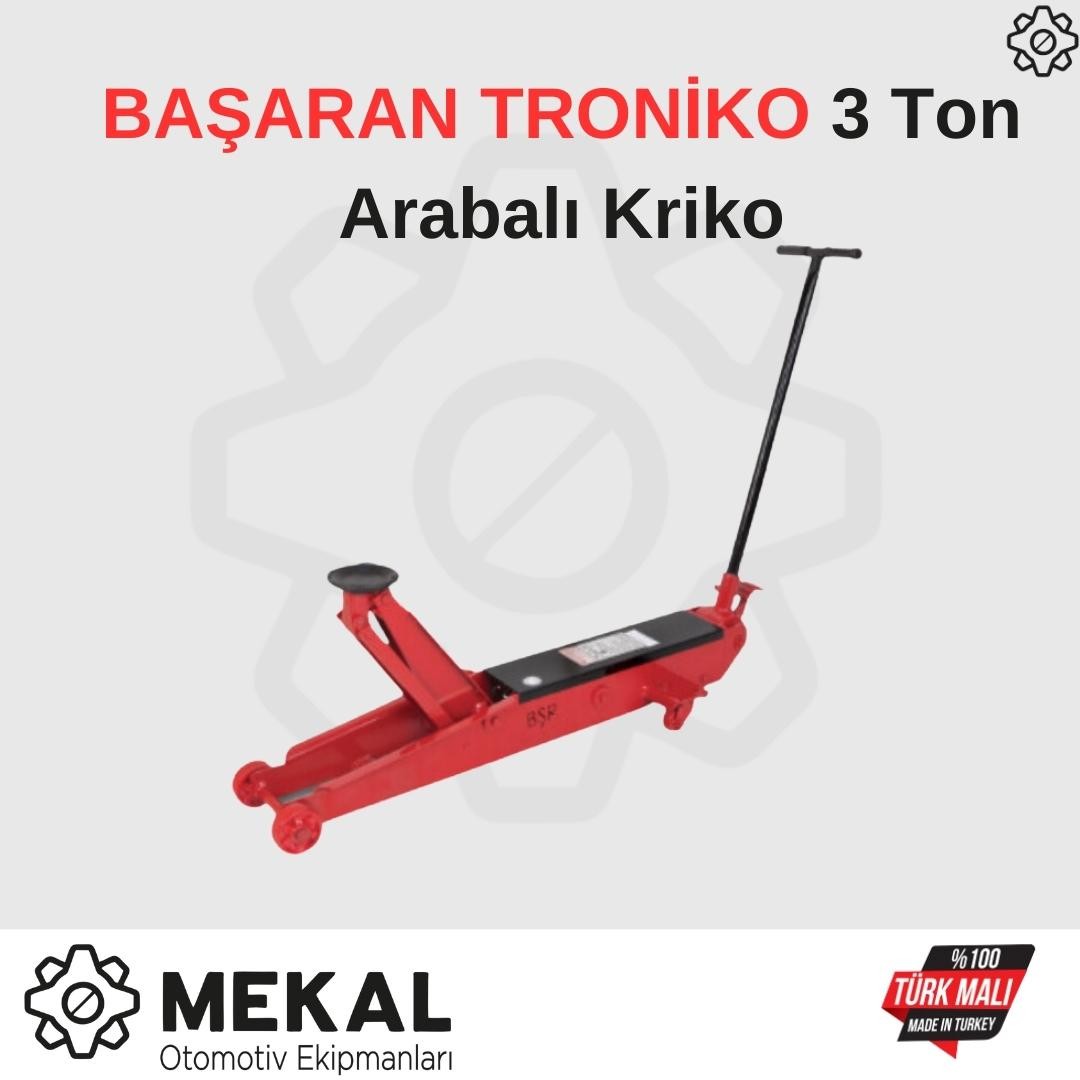 BAŞARAN Troniko 3 Ton Arabalı Kriko